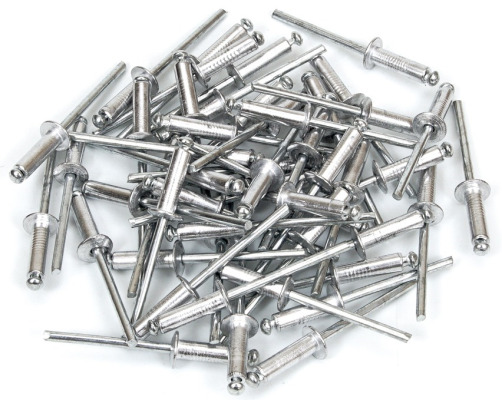 Nity zrywalne aluminiowe 4 x 12,5 mm Polax (37-010)