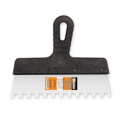 Paca ze stali nierdzewnej Polax do płytek 250 mm, ząb 10 x 10 mm (111-090)