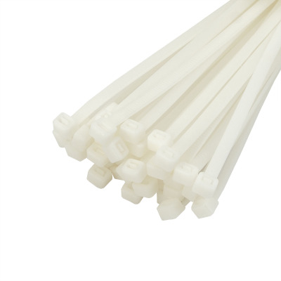 Zacisk plastikowy (opaska) Polax nylon 5 x 300mm, biały 100 szt. (37-109)