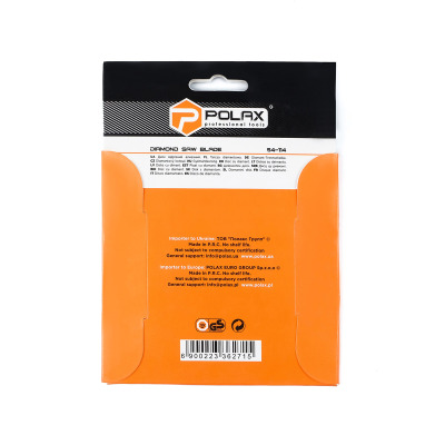 Tarcza diamentowa do cięcia Ceramic Polax 125x1,4x22,23 mm (54-114)