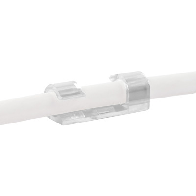Klips kablowy Ø4-6 mm Polax samoprzylepny 30x11 mm, 20 szt. (37-173)